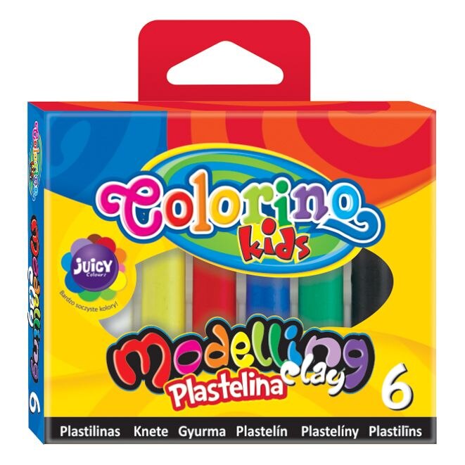 Set plastilina Colorino, 6 culori vibrante